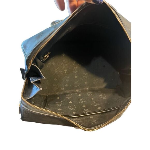 MCM Black Boston Monogram Handbag - Picture 10 of 16